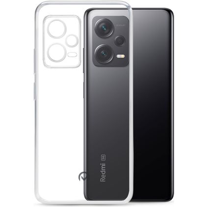 Mobilize Gelly Coque Transparente Xiaomi Redmi Note 12 Pro Plus Coque arrière en TPU Souple - Transparent