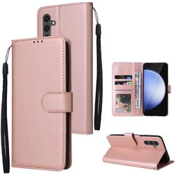 Mobigear Wallet Housse Samsung Galaxy S25 FE Etui Porte-Monnaie - Rose doré