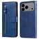 Mobigear Zipper Housse iPhone 17 Pro Max Etui Porte-Monnaie - Bleu