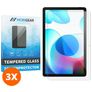 Mobigear Realme Pad 10.4 (2021) Verre trempé Protection d'écran - Compatible Coque (Lot de 3)