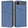 Mobigear Frosted Flip Housse iPhone Air Etui Porte-Monnaie - Bleu