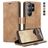 CaseMe 013 Housse Samsung Galaxy S26 Ultra Etui Porte-Monnaie - Marron