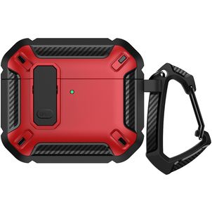 Mobigear Armor Clip Coque Apple AirPods 4 Coque Rigide - Rouge