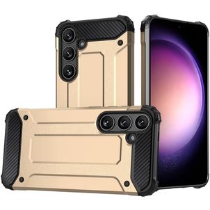 Mobigear Outdoor Coque Samsung Galaxy S24 Coque arrière Rigide Anti-Chocs - Or