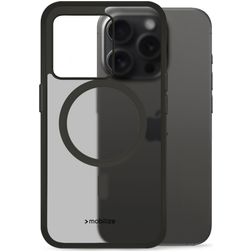 Mobilize Hybrid Coque iPhone 15 Pro MagSafe Coque arrière Rigide Anti-Chocs - Noir
