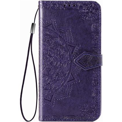 Mobigear Mandala Housse OPPO Reno 3 Pro Etui Porte-Monnaie - Violet