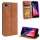 Mobigear Sensation iPhone SE (2020) Étui Portefeuille - Cognac