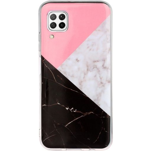 Mobigear Marble Coque Huawei P40 Lite Coque arrière en TPU Souple - Tricolore