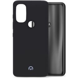 Mobilize Rubber Gelly Motorola Moto G71 5G TPU souple Coque arrière - Matt Black