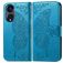 Mobigear Butterfly Housse OPPO Reno 8T 5G Etui Porte-Monnaie - Bleu