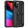 Mobigear Armor Ring Coque iPhone 13 Pro Coque arrière Rigide Anti-Chocs avec Anneau-Support - Noir