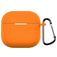 Mobigear Colors Coque Apple AirPods 4 Coque en Silicone Souple - Orange