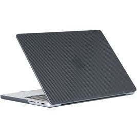 Mobigear Carbon MacBook Pro 16 Pouces (2021-2026) Coque - Noir - Model A2485 / A2780 / A2991 / A3186 / A3428 / A3429