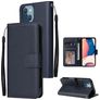 Mobigear Wallet Housse iPhone 14 Plus Etui Porte-Monnaie - Bleu Marin