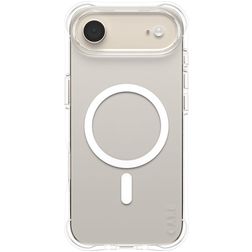 CARE by PanzerGlass Fashionable Coque Transparente iPhone Air MagSafe Coque arrière en Silicone - Transparent