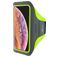 Mobiparts Comfort Fit Brassard Téléphone iPhone XS Max Brassard Coque de Sport en Neoprène - Neon Green