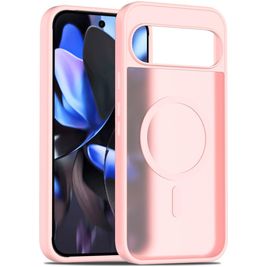 Mobigear Shockproof Coque Google Pixel 10 Pro XL MagSafe Coque arrière Rigide - Rose