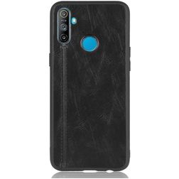 Mobigear Stitch Coque Realme C3 Coque arrière - Noir