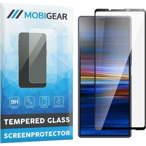 Mobigear Premium Sony Xperia 10 IV Verre trempé Protection d'écran - Compatible Coque - Noir
