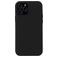 Mobigear Rubber Touch Coque iPhone 13 Coque arrière en Silicone - Noir