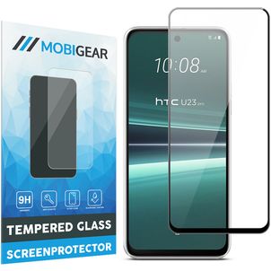 Mobigear Premium HTC U23 Pro Verre trempé Protection d'écran - Compatible Coque - Noir