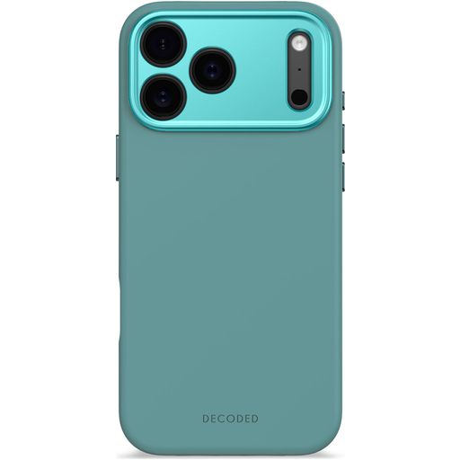 Decoded Coque iPhone 17 Pro Max Coque arrière en Silicone - Retro Blue