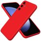 Mobigear Colors Coque Samsung Galaxy M15 Coque arrière en Silicone - Rouge
