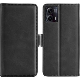 Mobigear Slim Magnet Housse TCL 40 SE Etui Porte-Monnaie - Noir