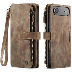 CaseMe C30 Housse iPhone Air Etui Porte-Monnaie - Marron