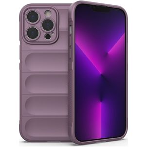 Mobigear Bumpy Coque iPhone 14 Pro Max Coque arrière en TPU Souple - Violet