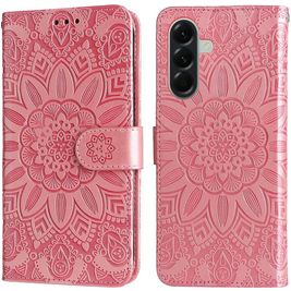 Mobigear Sunflower Housse Samsung Galaxy A57 Etui Porte-Monnaie - Rose doré