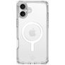 ITSKINS Level 2 HybridMagClear R Coque Transparente iPhone 16 MagSafe Coque arrière Rigide Anti-Chocs - Transparent