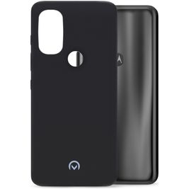 Mobilize Rubber Gelly Coque Motorola Moto G71 5G Coque arrière en TPU Souple - Matt Black