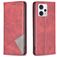 Mobigear Rhombus Slim Housse Motorola Moto G53 5G Etui - Rouge