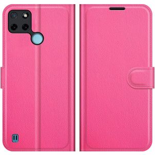 Mobigear Classic Housse Realme C25Y Etui Porte-Monnaie - Magenta