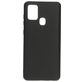 Mobiparts Coque Samsung Galaxy A21s Coque arrière en Silicone - Noir