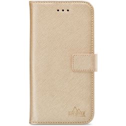 My Style Flex Wallet Housse Samsung Galaxy A03s Etui Porte-Monnaie - Or