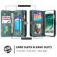 Caseme 008 Housse iPhone SE (2020) Etui avec Coque Détachable Porte-Monnaie - Bleu