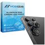 Mobigear Single Samsung Galaxy S25 Ultra Verre trempé Protection Objectif Caméra - Compatible Coque - Noir
