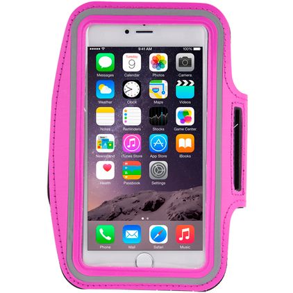 Mobigear Brassard Téléphone iPhone 7 Plus Brassard Coque de Sport en Neoprène - Magenta