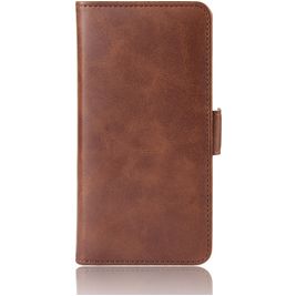 Mobigear Slim Magnet Housse LG K50s Etui Porte-Monnaie - Marron