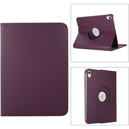 Mobigear DuoStand Coque iPad 10 (2022) Etui Rotatif - Violet