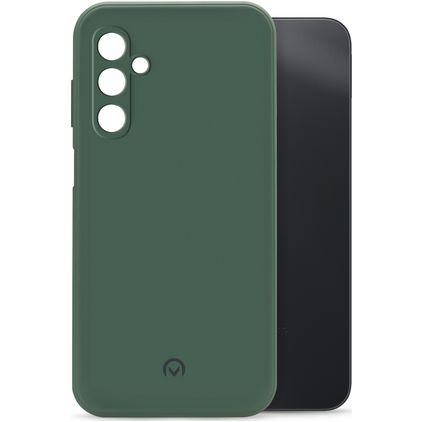 Mobilize Rubber Gelly Coque Samsung Galaxy A14 Coque arrière en TPU Souple - Matt Green