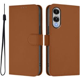 Mobigear Urban Wallet Housse Samsung Galaxy S25 Edge Etui Porte-Monnaie - Marron