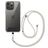 Mobigear Lanyard - Cordon de téléphone universel ajustable - Gris