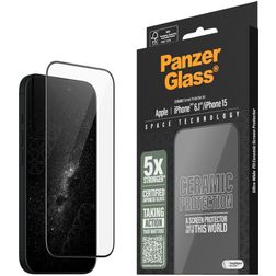 PanzerGlass Ceramic iPhone 16 Verre trempé Protection d'écran - Compatible Coque