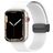 Mobigear Sport Mag Bracelet Silicone Apple Watch Fermeture magnétique - 42/41/40/38 mm - Blanc