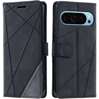 Mobigear Rhombus Housse Google Pixel 9 Pro Etui Porte-Monnaie - Noir