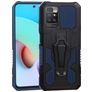 Mobigear Armor Stand Coque Xiaomi Redmi 10 4G Coque arrière Rigide Anti-Chocs avec Support Amovible - Bleu