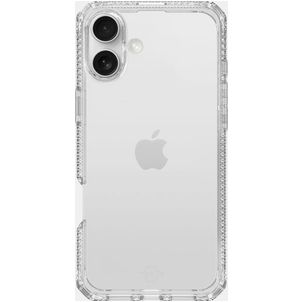 ITSKINS Level 2 SpectrumClear R Coque Transparente iPhone 16 Coque arrière en TPU Souple Anti-Chocs - Transparent
